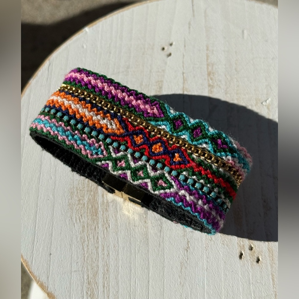 Leather Knitted Cuff